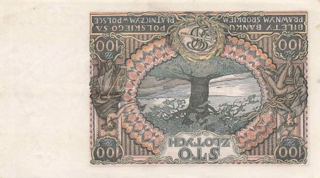 100 Zloty Polen p75a 1934